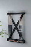 Playcraft X Rack 8 Cue Billiard Equipment Wall Rack