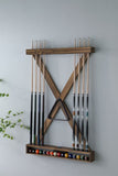 Playcraft X Rack 8 Cue Billiard Equipment Wall Rack