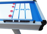 Playcraft 9' Extera Silver Outdoor Shuffleboard Table