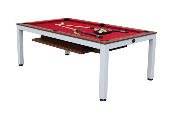 Playcraft 7' Glacier Pool Table with Dining Top