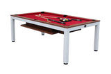 Playcraft 7' Glacier Pool Table with Dining Top
