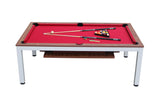 Playcraft 7' Glacier Pool Table with Dining Top