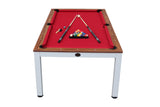 Playcraft 7' Glacier Pool Table with Dining Top