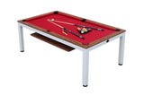 Playcraft 7' Glacier Pool Table with Dining Top