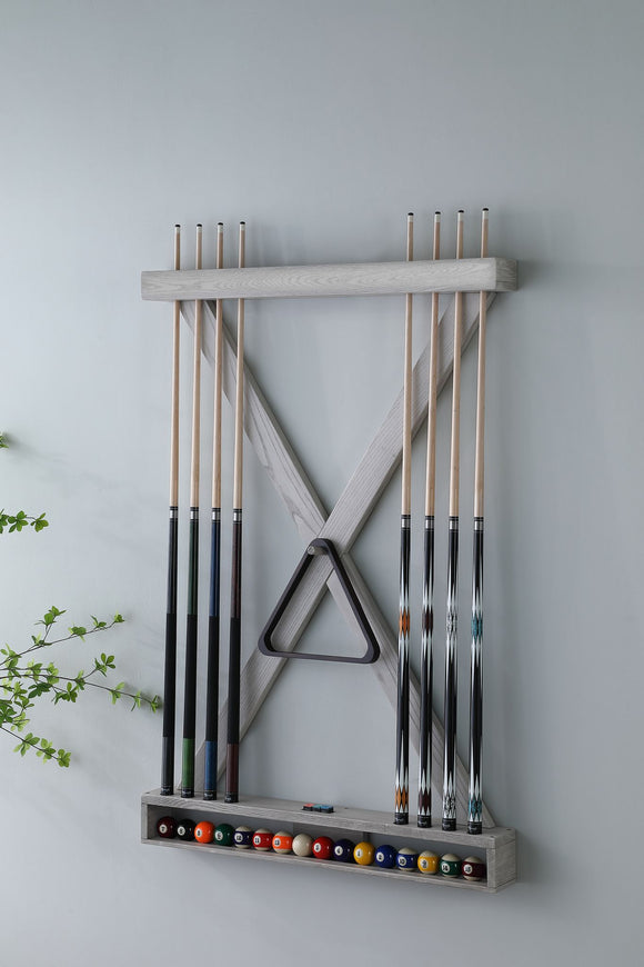 Playcraft X Rack 8 Cue Billiard Equipment Wall Rack
