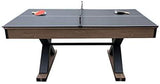 Excalibur 6-ft Air Hockey Table with LED Scoring and Table Tennis Top