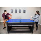 Triple Threat 6-ft Air Hockey 3-in-1 Rotating Multi-Game Table and Cabinet