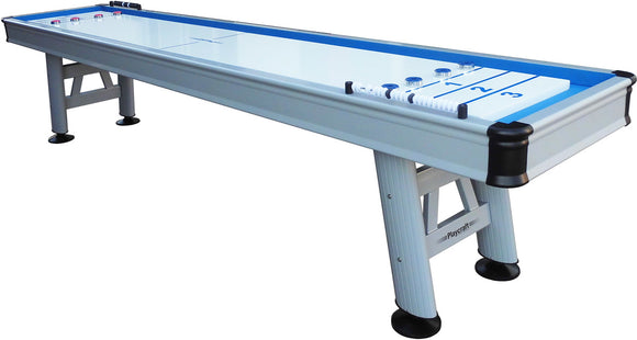 Playcraft 12' Extera Silver Outdoor Shuffleboard Table