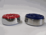 Playcraft Premium Shuffleboard Weights, Set of 8 (4 Red, 4 Blue)