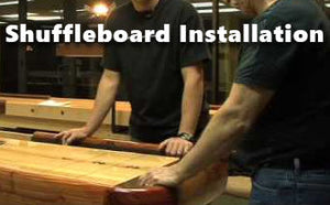 Shuffleboard standard In-Home Delivery and Installation - Upstairs or Downstairs